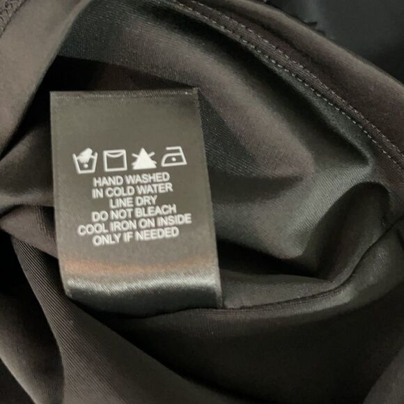 BLACK Sequin Dress with Chiffon overlay top - Picture 12 of 12